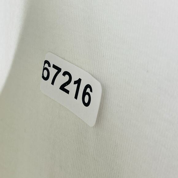 DEBRA DEROO Tank Top XL Ribbed Jersey Scoop Neck Sleeveless White - Picture 12 of 12